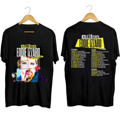 Eddie Izzard The Remix 2023 Tour Shirt, Eddie Izzard Shirt, Eddie Izzard 2023 Tour Shirt