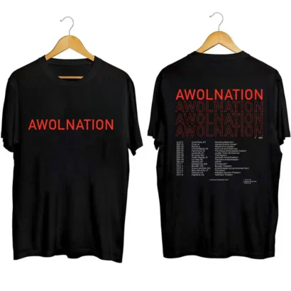 Awolnation 2023 Tour Shirt, Awolnation Band Shirt, Awolnation 2023 Concert Shirt