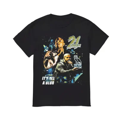 Drake 21 Savage Tour Shirt, All A Blur Tour 2023 tshirt