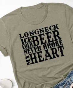 Luke Combs Comfort Colors Shirt, Beer Never Broke My Heart Shirt, Luke Combs T Shirt