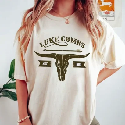 Luke Combs Comfort Colors Shirt, Luke Combs Merch, Luke Combs T Shirt, Luke Combs Concert Shirts