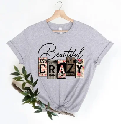 Beautiful Crazy Shirt, Luke Combs Comfort Colors Shirt, Luke Combs Concert Shirts