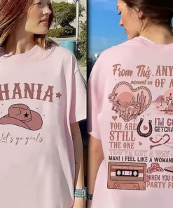 Shania Twain Shirt, Shania Let's Go Girls, Shania Twain Tour Shirt