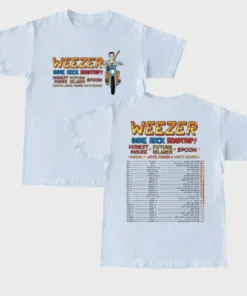 Weezer 2023 North American Tour Dates TShirt, Weezer 2023 Tour Shirt, Weezer Rock Band sthirt