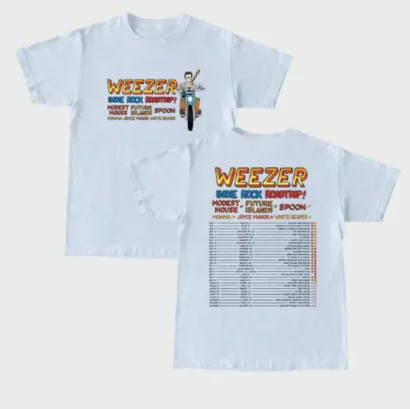 Weezer 2023 North American Tour Dates TShirt, Weezer 2023 Tour Shirt, Weezer Rock Band sthirt