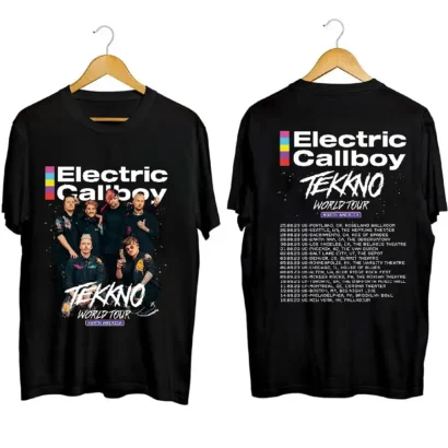 Electric Callboy Tour Shirt, Electric Callboy 2023 Concert Shirt, Comfort color shirt