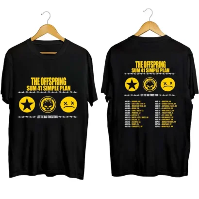 The Offspring Let The Bad Times Roll Tour 2023 Tshirt, The Offspring Band Shirt