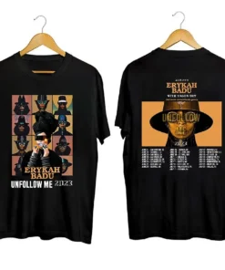 Erykah Badu Tour 2023 Shirt, Erykah Badu T Shirt, Erykah Badu 2023 Tour Shirt