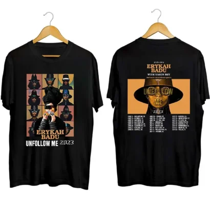 Erykah Badu Tour 2023 Shirt, Erykah Badu T Shirt, Erykah Badu 2023 Tour Shirt