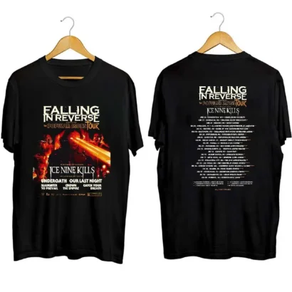 Falling In Reverse Tour 2023 Shirt, Falling In Reverse T Shirt, Falling In Reverse 2023 Shirt, Comfort color shirt