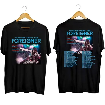 Foreigner Tour 2023 Shirt, Foreigner 2023 TShirt, Foreigner shirt, Comfort color shirt