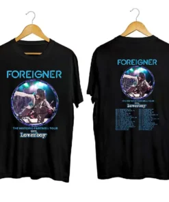 Foreigner The Histroric Farewell Tour 2023 Shirt, Foreigner 2023 Concert Shirt, Comfort color shirt