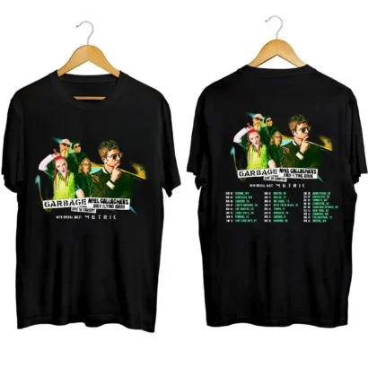 Garbage & Noel Gallagher 2023 Tour Shirt, Comfort colors shirt