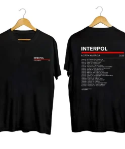 Interpol 2023 Tour Shirt, Interpol Shirt, Interpol comfort color shirt