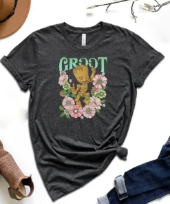 Guardians Of The Galaxy Groot Floral Dance Shirt, Floral Groot Shirt