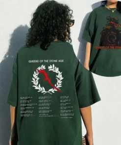 Queens of the Stone Age Tour tshirt, The End is Nero Tour 2023 Shirt