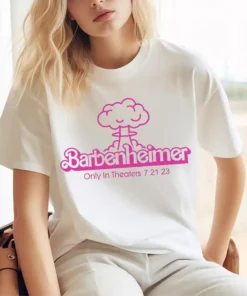 Barbenheimer tshirt, Barbie Oppenheimer Tee, Barbie Movie Inspired Shirt