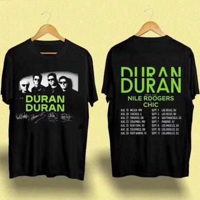 Duran Duran Tour 2023 T shirt, Duran Duran t shirt, Comfor color shirt