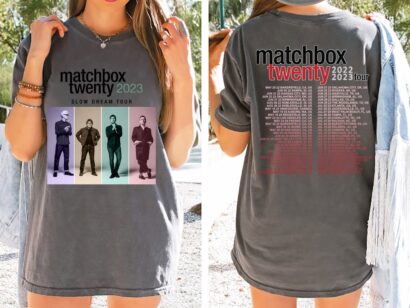 Matchbox Twenty Band Shirt, Matchbox 20 Slow Dream Tour Shirt, Comfort colors shirt