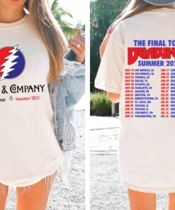 Dead and Company The Final 2023 Summer Tour T-Shirt, Comfort color shirt