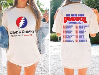 Dead and Company The Final 2023 Summer Tour T-Shirt, Comfort color shirt