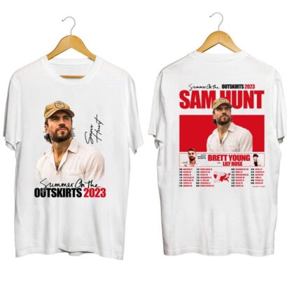 Sam Hunt 2023 Tour Shirt, Sam Hunt T Shirt, Sam Hunt Comfort color shirt