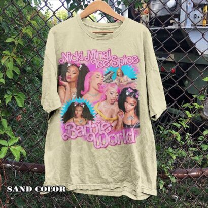 Nicki Minaj x Ice Spice Barbie World Shirt, Nicki Minaj x Ice Spice Homage tee