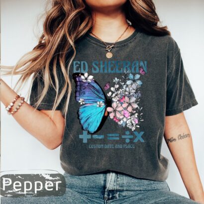 Ed Sheeran Tour 2023 T shirt, Ed Sheeran t shirt, Ed Sheeran Comfor color shirt