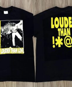 Soundgarden Louder Than Love 1989 TShirt, 80-90s Soundgarden Rock Band Tour Concert Tee