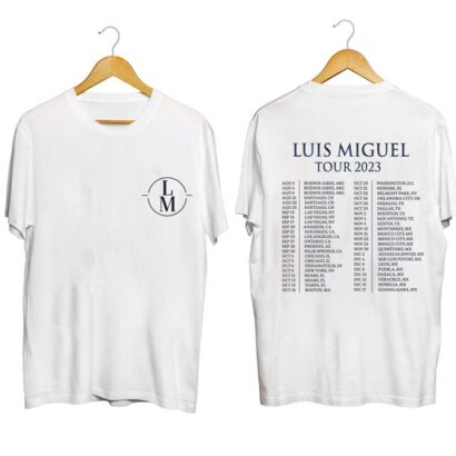 Luis Miguel Tour 2023 Shirt, Luis Miguel Shirt, Luis Miguel 2023 Concert Shirt