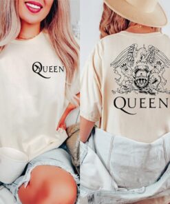 Queen Band T-shirt, Freddie Mercury Shirt, Festival Clothing Rock Band, 80s Nostalgia Vintage Style Queen Tshirt