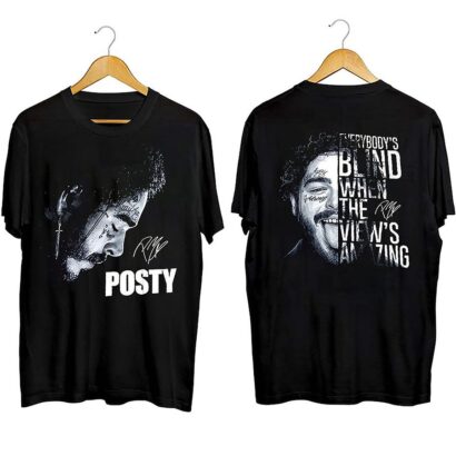 Post Malone 2023 Tour Shirt, 2 Side Post Malone Shirt, Post Malone Concert Shirt