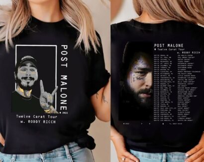 Post Malone 2023 Tour Shirt, Post Malone Fan Shirt, Rapper Post Malone Concert Shirt