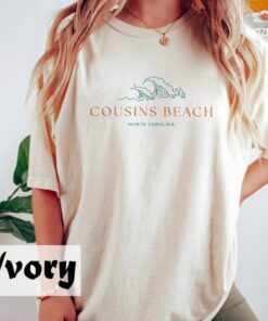 Cousin Beach Comfort Colors Shirt, North Carolina tee, Summer I Turned Pretty Shirt