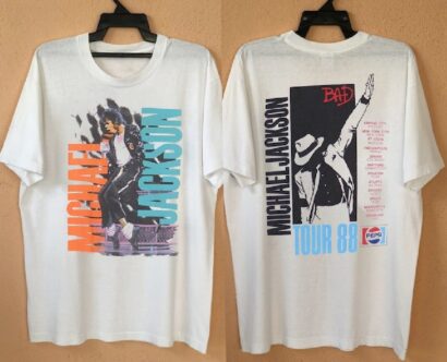 Michael Jackson Bad Tour 1988 T-Shirt, Vtg Michael Jackson Shirt,80s Michael Jackson Shirt