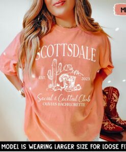 Custom Location Bachelorette Party Shirt, Scottsdale Bachelorette Shirts, Custom Bride Shirt, Bridal Party Shirts, Winery Bachelorette Shirt