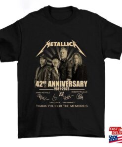 Metallica Thank You For The Memories Signatures Shirt M72 Tour Band T-Shirt Unisex