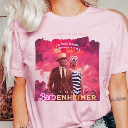 Barbenheimer 72123 shirt, Barbie Vs Oppenheimer Shirt, Cillian Murphy Margot Robbie shirt