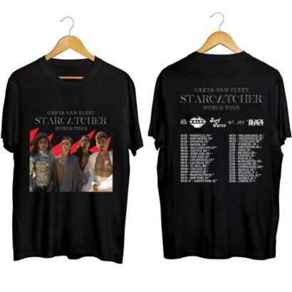 Greta Van Fleet Starcatcher World Tour 2023 Shirt, Greta Van Fleet 2023 Tour Shirt