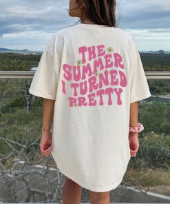 The summer i turned pretty shirt, cousins beach t shirt, oversized vintage comfort colors tee