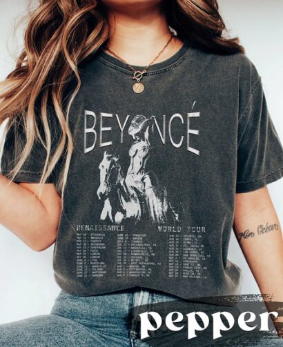 Beyonce shirt, Beyonce renaissance, Beyonce tour shirt, Comfort color shirt