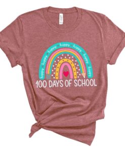 100 Days Of School Shirt, 100 Days Brighter Shirt, Teacher Shirt