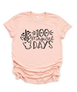 100 Magical Days Shirts, 100th Magical Days Shirts, Unicorn Shirts, 100th Day Of School Celebration