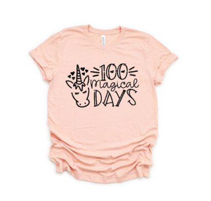 100 Magical Days Shirts, 100th Magical Days Shirts, Unicorn Shirts, 100th Day Of School Celebration