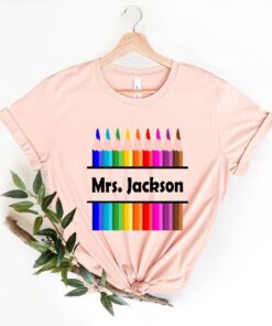 Customized Name Teacher Shirt, Personalized Teacher Shirt, Custom Teacher Shirt