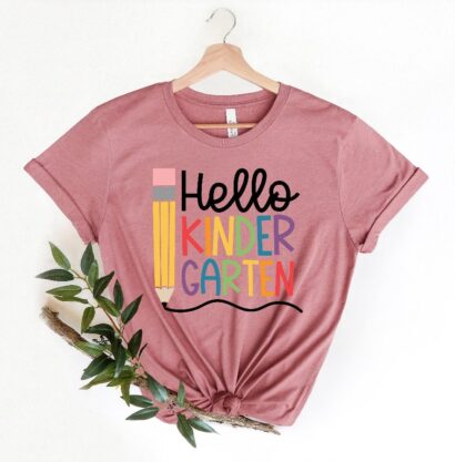 Hello Kindergarten Shirt, Kindergarten Teacher Shirt