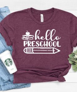 Hello Preschool Shirt, Preschool Teacher Shirt