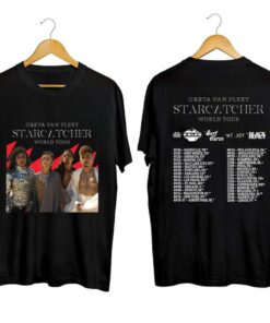 Greta Van Fleet Starcatcher World Tour 2023 Shirt, Greta Van Fleet 2023 Tour Shirt, Comfort color shirt