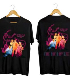 The Regrettes Get The F*ck Of LA Tour Shirt, The Regrettes Band T Shirt, Comfort colors shirt