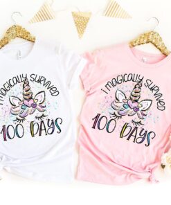 I Magically Survived 100 Days Shirt, 100 Days Brighter Shirt